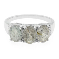 Anello in argento con Labradorite
