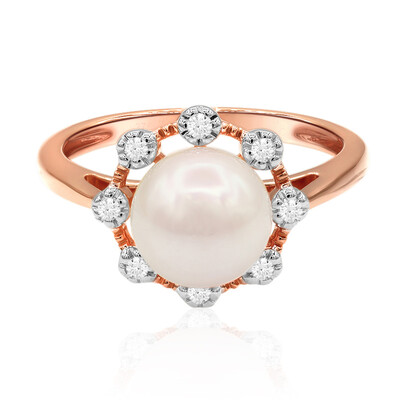 Anello in oro con Perla Akoya (TPC)