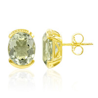 Orecchini in argento con Ametista Verde
