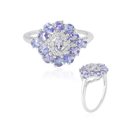 Anello in argento con Tanzanite