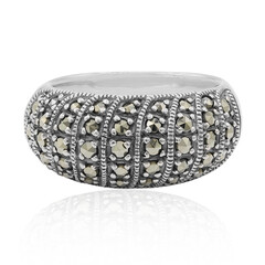 Anello in argento con Marcassite