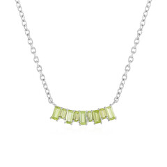 Collana in argento con Peridoto