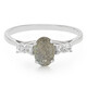Anello in argento con Labradorite
