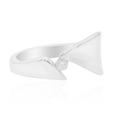 Anello in argento con Diamante I1 (G)