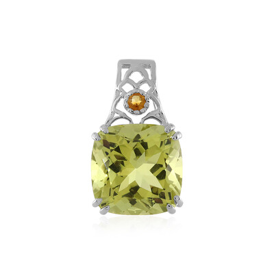 Ciondolo in argento con Quarzo Limone