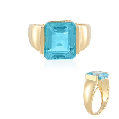 Anello in argento con Topazio Paraiba