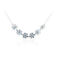 Collana in argento con Topazio Blu Cielo