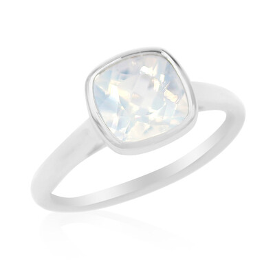 Anello in argento con Quarzo Blue Moon