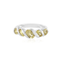 Anello in argento con Berillo Giallo