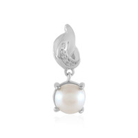 Ciondolo in argento con Perla d'Acqua Dolce Bianca
