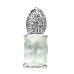 Ciondolo in argento con Prehnite
