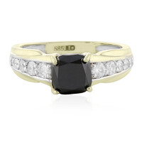 Anello in oro con Diamante Nero