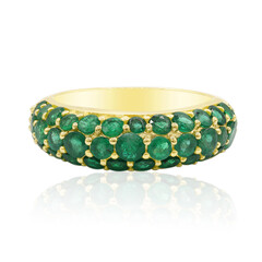 Anello in oro con Smeraldo Zambia (Adela Gold)