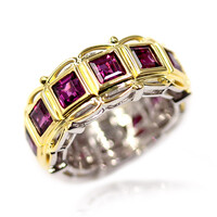Anello in argento con Rodolite (Dallas Prince Designs)