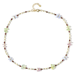 Collana in argento con Kunzite (Riya)