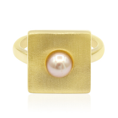 Anello in argento con Perla di Acqua Dolce (MONOSONO COLLECTION)