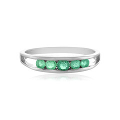 Anello in argento con Smeraldo Colombiano