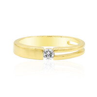 Anello in oro con Diamante IF (D)