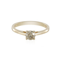 Anello in oro con Diamante Cioccolato I1