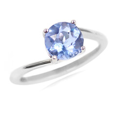 Anello in argento con Fluorite Cangiante