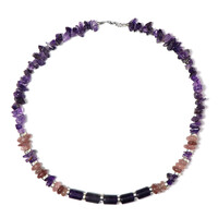 Collana in argento con Ametista (Riya)