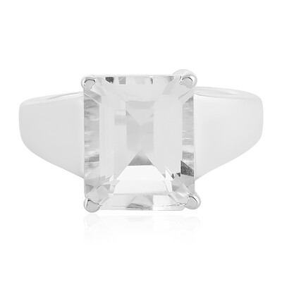 Anello in argento con Quarzo Bianco
