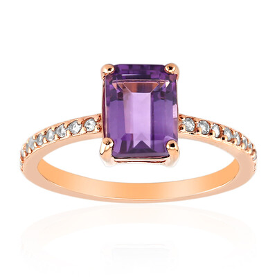 Anello in argento con Ametista