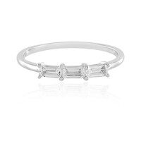 Anello in argento con Topazio Bianco