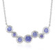 Collana in argento con Tanzanite