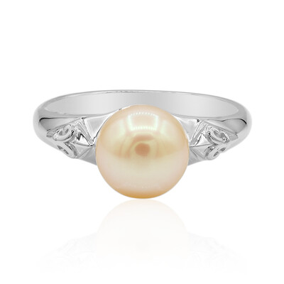 Anello in argento con Perla di Acqua Dolce (TPC)