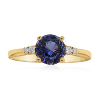 Anello in oro con Tanzanite AAA (CIRARI)