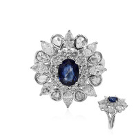 Anello in oro con Zaffiro Ceylon (CIRARI)