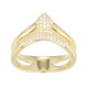 Anello in argento con Zircone (Adela Silber)