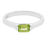 Anello in argento con Peridoto