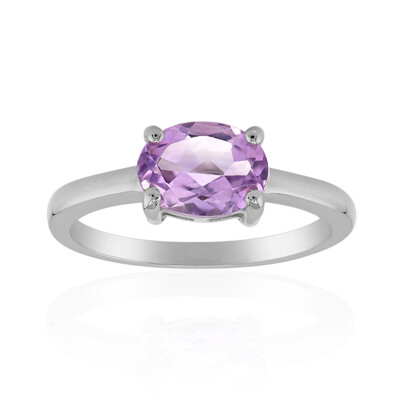 Anello in argento con Ametista
