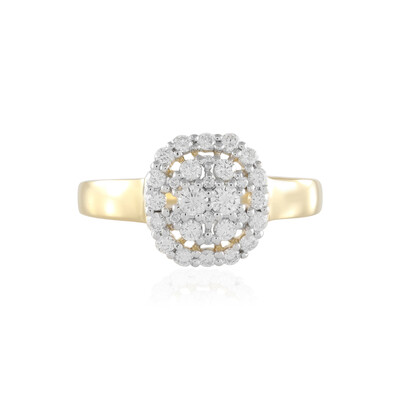 Anello in oro con Diamante SI2 (H) (de Melo)