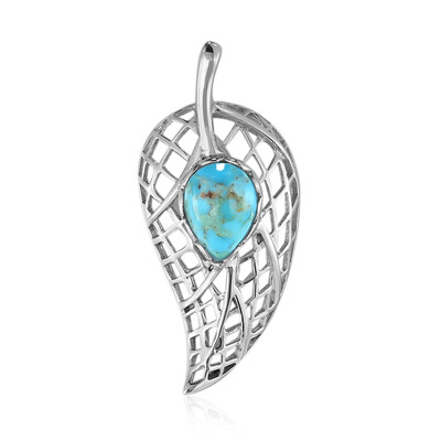 Ciondolo in argento con Turchese Kingman Mohave Blu (Art of Nature)