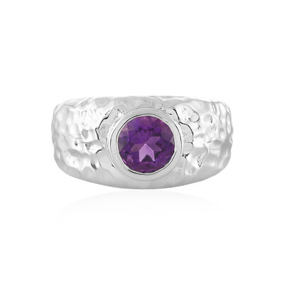 Anello in argento con Ametista Siberiana