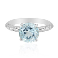 Anello in argento con Topazio Blu Cielo