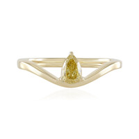 Anello in oro con Diamante Giallo VVS2 (de Melo)