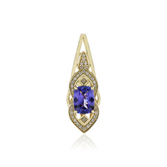 Ciondolo in oro con Tanzanite AAA (de Melo)
