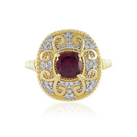 Anello in argento con Rodolite