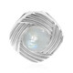 Ciondolo in argento con Pietra di Luna Arcobaleno (MONOSONO COLLECTION)