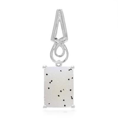 Ciondolo in argento con Agata Glitter