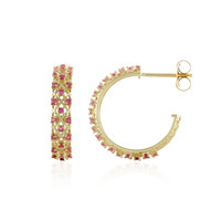 Orecchini in oro con Zaffiro Rosa (Ornaments by de Melo)