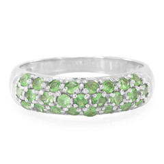 Anello in argento con Tsavorite