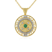 Collana in argento con Smeraldo Socoto