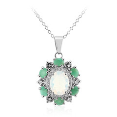Collana in argento con Opale di Welo