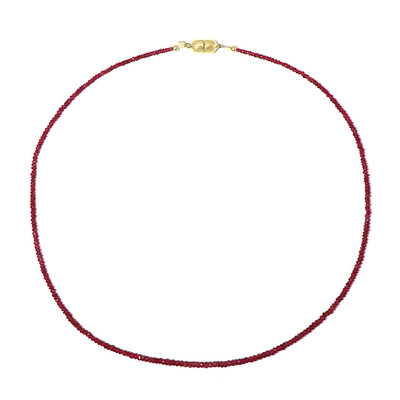 Collana in argento con Spinello Rosso (Adela Silber)