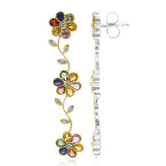 Orecchini in argento con Zaffiro Fancy (Dallas Prince Designs)